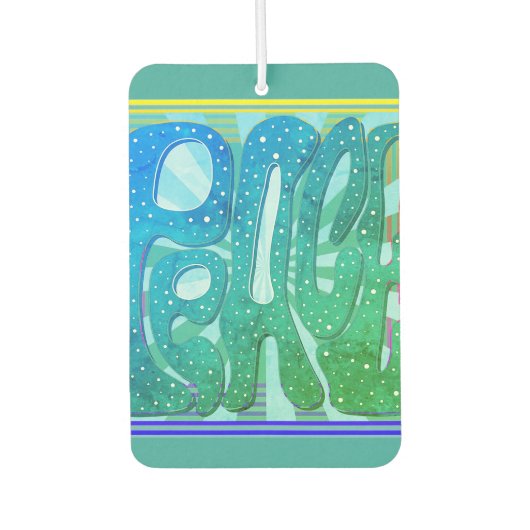 Désodorisant Pour Voiture “Let There Be Peace” Air Freshener  (Devant)