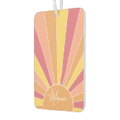 Désodorisant Pour Voiture Lever de soleil à bande rétro - pastel rainbow scr (Gauche)