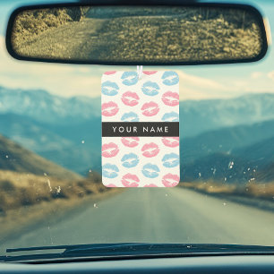 Désodorisant Pour Voiture Lèvres Roses, Lèvres Bleues, Baiser, Votre Nom, Pe