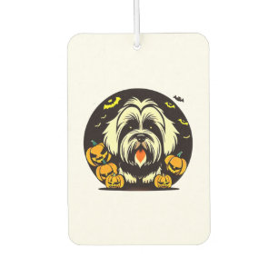 Désodorisant Pour Voiture Lhasa Apso chien halloween