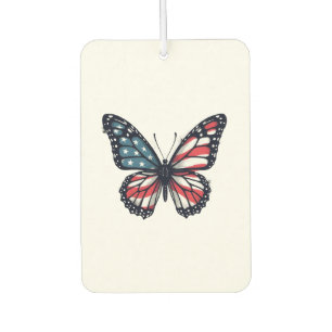 Désodorisant Pour Voiture Libellule Drapeau Américain Patriotique 4 Juillet