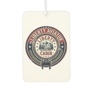 Désodorisant Pour Voiture Liberty Aviator Patriotique Aviation Patriotique V