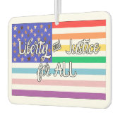 Désodorisant Pour Voiture LIberty & Justice for ALL (Gauche)