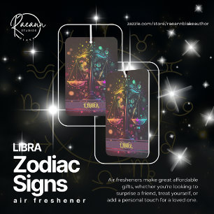 Désodorisant Pour Voiture Libra Zodiac signe un Freshener à air céleste