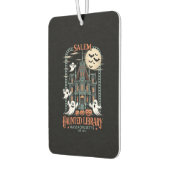 Désodorisant Pour Voiture Librairie Halloween Chemise Haunted Library (Gauche)
