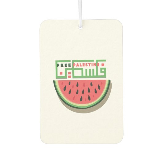 DÉSODORISANT POUR VOITURE LIBRE PALESTINE PASTÈQUE (Devant)