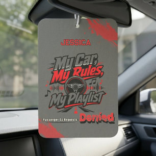 Désodorisant Pour Voiture Liste de lecture personnalisée Ma voiture Mes règl