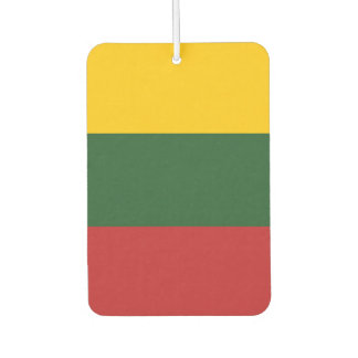 Désodorisant Pour Voiture Lituanie Drapeau, Lituanie Pays Pride patriotique