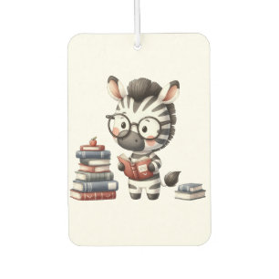 Désodorisant Pour Voiture Livres de lecture Zèbre.