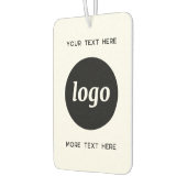 Désodorisant Pour Voiture Logo Avec Texte Professionnel Promotionnel (Gauche)