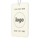 Désodorisant Pour Voiture Logo Avec Texte Professionnel Promotionnel (Gauche)