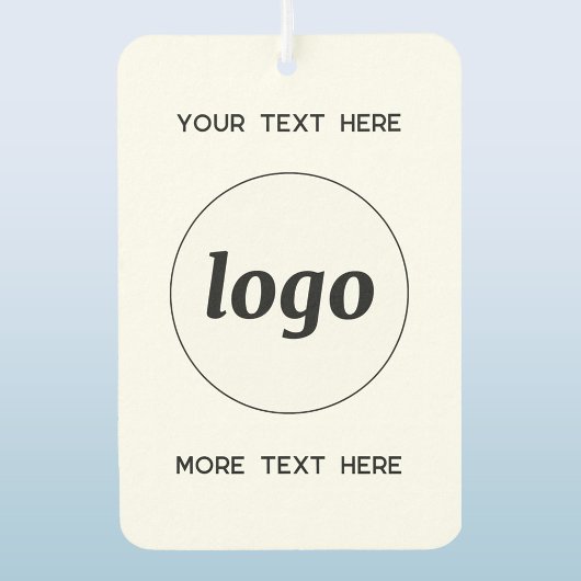 Désodorisant Pour Voiture Logo Avec Texte Professionnel Promotionnel