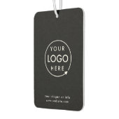 Désodorisant Pour Voiture Logo commercial | Black Stylish (Gauche)