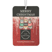 Désodorisant Pour Voiture Logo de l'entreprise Joyeux Noël (Dos)