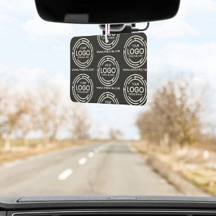 Désodorisant Pour Voiture Logo d'entreprise de marque personnalisée noir
