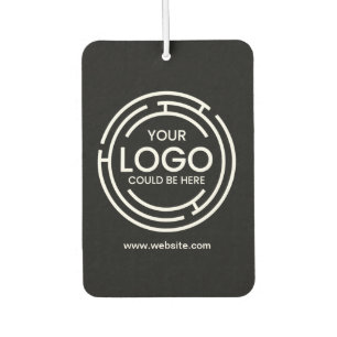 Désodorisant Pour Voiture Logo d'entreprise de marque personnalisée noir