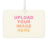 Désodorisant Pour Voiture Logo d'image Pleine Taille Blank Air Freshener (Dos)