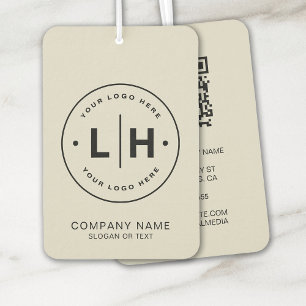 Désodorisant Pour Voiture Logo minimaliste moderne QR