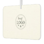 Désodorisant Pour Voiture Logo personnalisé et rectangle paysage de code QR (Gauche)