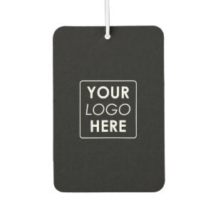 Désodorisant Pour Voiture Logo Professionnel Entreprise Moderne Noir