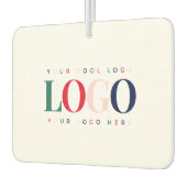 Désodorisant Pour Voiture Logo Rectangle Entreprise Personnalisé Coloré (Gauche)