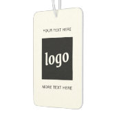 Désodorisant Pour Voiture Logo simple et promotion de l'entreprise textuelle (Gauche)