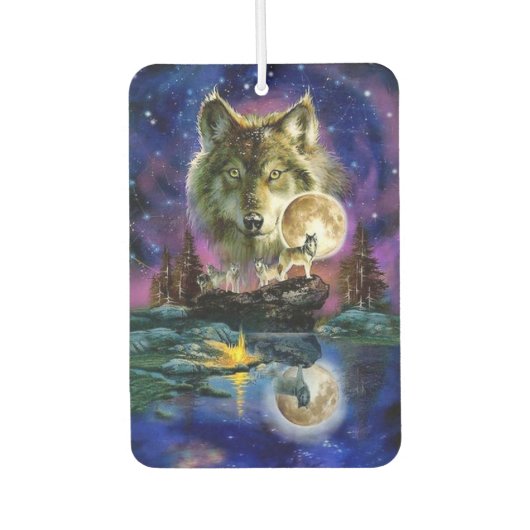 Désodorisant Pour Voiture Loups (Devant)