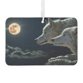 Désodorisant Pour Voiture Loups au clair de lune (Dos)