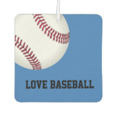 Désodorisant Pour Voiture Love Baseball Air Freshener (Devant)