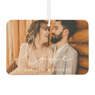 Désodorisant Pour Voiture Love Custom couple photo Air Freshener