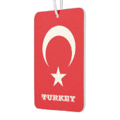 Désodorisant Pour Voiture Love Turquie Car Air Freshener, Drapeau Turc (Gauche)