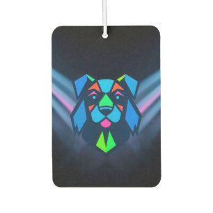 Désodorisant Pour Voiture Lumières néon chien bleu