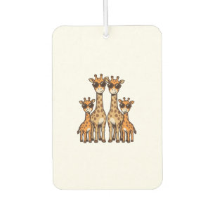 Désodorisant Pour Voiture Lunettes de soleil de la famille de la girafe Cool