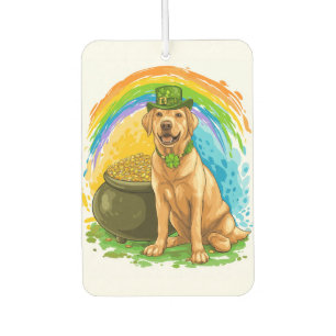 Désodorisant Pour Voiture Lutin Lab � Chien de la Saint-Patrick