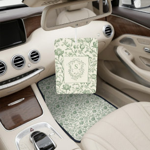 Désodorisant Pour Voiture Luxueux Classique Sauge Toile Française Monogramme