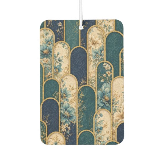 Désodorisant Pour Voiture Luxury Floral Arch Pattern Car Air Freshener (Devant)