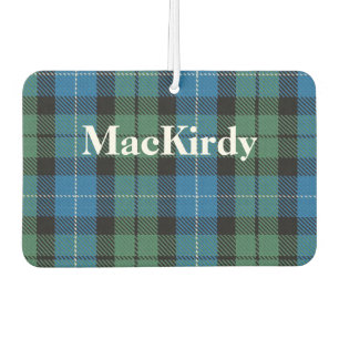 Désodorisant Pour Voiture MacKirdy Tartan Plaid Air Freshener