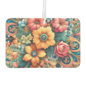 Désodorisant Pour Voiture Magnifique bouquet de fleurs (Dos)