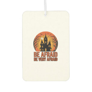 Désodorisant Pour Voiture Maison hantée Craignez Design Halloween vintage_1
