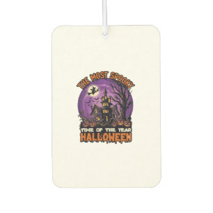 Désodorisant Pour Voiture Maison hantée de Halloween la plus effrayante Sorc