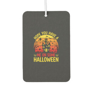 Désodorisant Pour Voiture Maison hantée drôle d'Halloween sur certains desig
