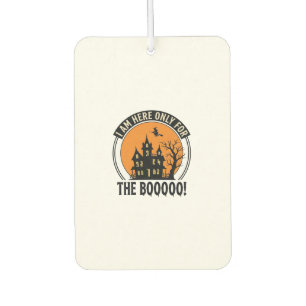 Désodorisant Pour Voiture Maison hantée Halloween Drôle Boo Vintage_1
