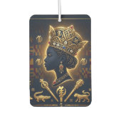 Désodorisant Pour Voiture Majestic African queen portrait  (Devant)