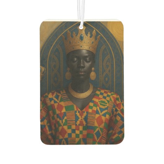 Désodorisant Pour Voiture Majestic African queen portrait  (Dos)