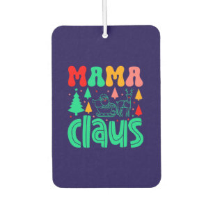Désodorisant Pour Voiture Mama Claus Christmas Design-60097