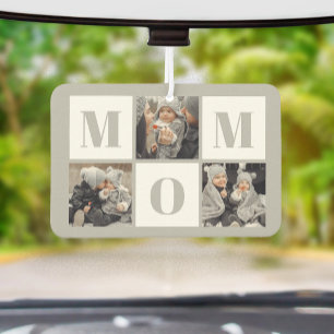 Désodorisant Pour Voiture Maman 3 Collage de photos Gris