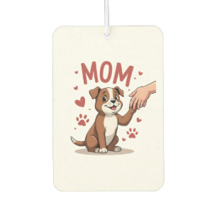 Désodorisant Pour Voiture Maman American Bully Chien Mignon Maman Drôle Femm