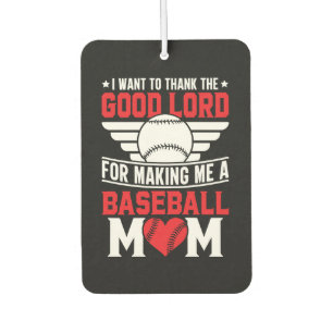 Désodorisant Pour Voiture Maman de baseball Parent sportif Mère de jour de m