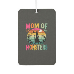 Désodorisant Pour Voiture Maman Halloween de sorcière de coucher de soleil d
