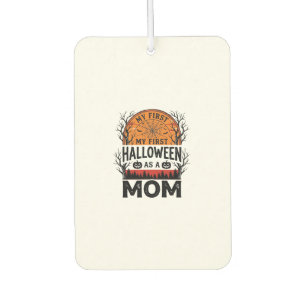 Désodorisant Pour Voiture Maman Halloween Ma Première Vintage Fantomatique_1